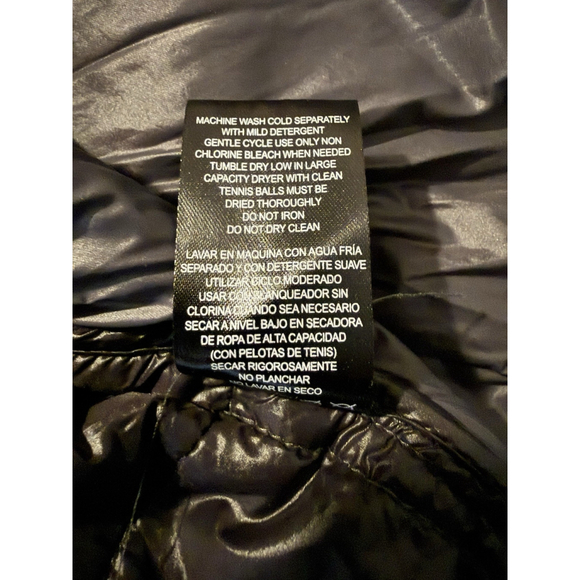 HAWKE & CO Puffer Vest Performance BLACK Dynamic Sport Fiber Down Mens Small - Picture 7 of 8